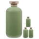 thumbnail image 1 of 4 botellas redondas con tapa abatible para champú, a prueba de fugas, rellenables para líquidos, portátiles, para artículos de tocador, para viajes y el hogar., 1 of 6