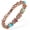 Heart Stones, variant on 99.99% Pure Copper Magnetic Bracelet for Women, Butterfly-Engraved Link Design with 3800 Gauss Magnets, White