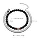 thumbnail image 5 of 1 juego de pulseras de cuentas de doble capa, cadena de muñeca con personalidad, joyería de muñeca para hombre, 5 of 5