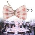 thumbnail image 2 of 10 Uds. de lazos para manualidades DIY, lazo decorativo hecho a mano, obra de arte portátil, pajarita artística para arreglos de salón de banquetes en Cuadros Rosa Macarena Lazo decorativo, 2 of 8