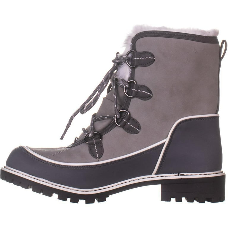 Mia misha fur trim lace up boot hotsell