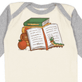 thumbnail image 4 of Inktastic Tiny Library Bookworm Boys or Girls Long Sleeve Baby Bodysuit, 4 of 5