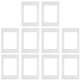 thumbnail image 3 of Cadres Photo Tapis Carton Blanc pour Artistes Encadrement Diy 10Ensemble, 3 of 8