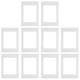 thumbnail image 5 of 10 piezas de cartón blanco para marcos de fotos con aberturas, apto para impresiones fotográficas A4 e imágenes para marcos de fotos artesanales., 5 of 7