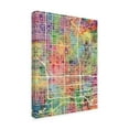 thumbnail image 2 of Trademark Fine Art 'Phoenix Arizona City Map' Canvas Art by Michael Tompsett, 2 of 4
