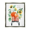 thumbnail image 3 of Stupell Industries Pick of the Patch Seasonal Autumn Plants Sunflowers Graphic Art Luster Gray Floating Framed Canvas Print Wall Art, Design by Heatherlee Chan, 3 of 5