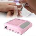 thumbnail image 4 of Nail Dust Collector Vacuum 80W High Power Strong Suction Adjustable Speed Nail Dust Vacuum Machine Pink, 4 of 4