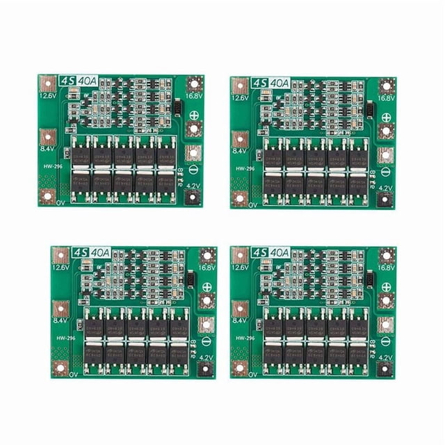 4X 4S 40A Batería de Litio de Iones de Litio 18650 Cargador Pcb Bms Placa de Protección