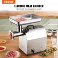 thumbnail image 2 of HCY Electric Meat Grinder, 396 Lb/H Capacity, 1100W (4600W MAX) Industrial Meat Mincer with 2 Blade, 3 Grinding Plates, Sausage Tubes 304 Stainless Steel Commercial Meat Grinder, ETL Listed, 2 of 6