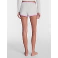 thumbnail image 3 of No Boundaries Cotton Blend Jersey Lace Sleep Shorts, Women’s XXS-3X, 3 of 5