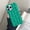 Blue Green, variant on Compatible with iPhone 11 6.1 Case, 3D Laid Desgin Soft Silicone Phone Cover Shockproof Protective Bumper Corners Case for iPhone 11 6.1 inch Women and Girls - Blue Green