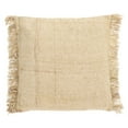 thumbnail image 2 of Safavieh Lumiza 20" x 20" Coastal Cotton Decorative Pillows, Natural, 2 of 4