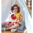 thumbnail image 6 of DolliBu Pink Tie-Dye Moose Unicorn Plush Stuffed Animal Toy – Super Soft Moose Dress Up with Removable Plush Unicorn Outfit, Cute Fantasy Wildlife Gift for Kids and Adults – 9 Inches, 6 of 7