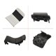thumbnail image 5 of Car Front Bumper Tow Eye Hook Eye Cover Cap 2548851801 for GLC W254 2023+ Front Trailer Cover White&Black, 5 of 5