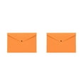 thumbnail image 3 of Justharion Felt Folder Organizer Stay Organized With Ease And Style Durable Felt File Document Bag Clutter-free orange 2Set, 3 of 6