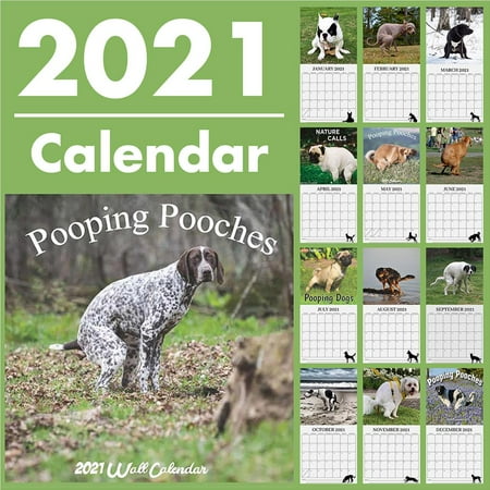 Dalazy PetCalendar Funny Pooping Dogs 2021 Calendar Animal Dalazy PetCalendar Funny Pooping Dogs 2021 Calendar Animal