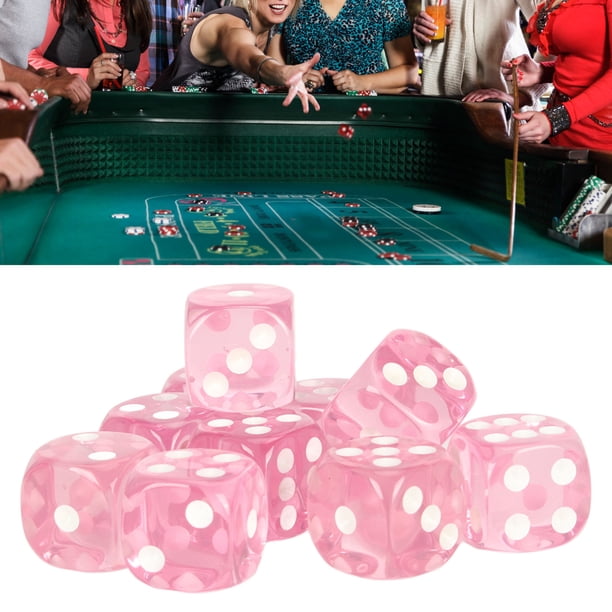 Juego De Dados, 20 Piezas, Resistente A Impactos, Ampliamente Utilizado, Buena Sensación Al Tacto, Dados A Granel Clásicos Para Juegos De Matemáticas Y Juegos Educativos