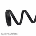 thumbnail image 2 of XIA0LE Halloween Satin Ribbon Black Purple Orange Solid Color Ribbon 0.39in X 6 Yards For Gift Wrapping Bows Crafts Party Decor Diy Supplies, 2 of 7