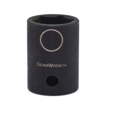 GEARWRENCH 1/2 Drive 6 Point Standard Impact Metric Socket 22mm 84534N GEARWRENCH 1/2 Drive 6 Point Standard Impact Metric Socket 22mm 84534N