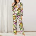 thumbnail image 2 of Naloa Butterflies2 Pajamas for Women Set, Womens Pajama Sets, Lounge Sets for Women, 2pjs for Women-Large, 2 of 7