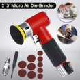 thumbnail image 2 of 2'' 3'' Mini Orbital Air Sander Kit car Buffer Dual Action Orbital Polisher, 2 of 12