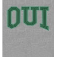 thumbnail image 2 of French Oui Adult Heather Gray Long Sleeve Hoodie-Large, 2 of 6