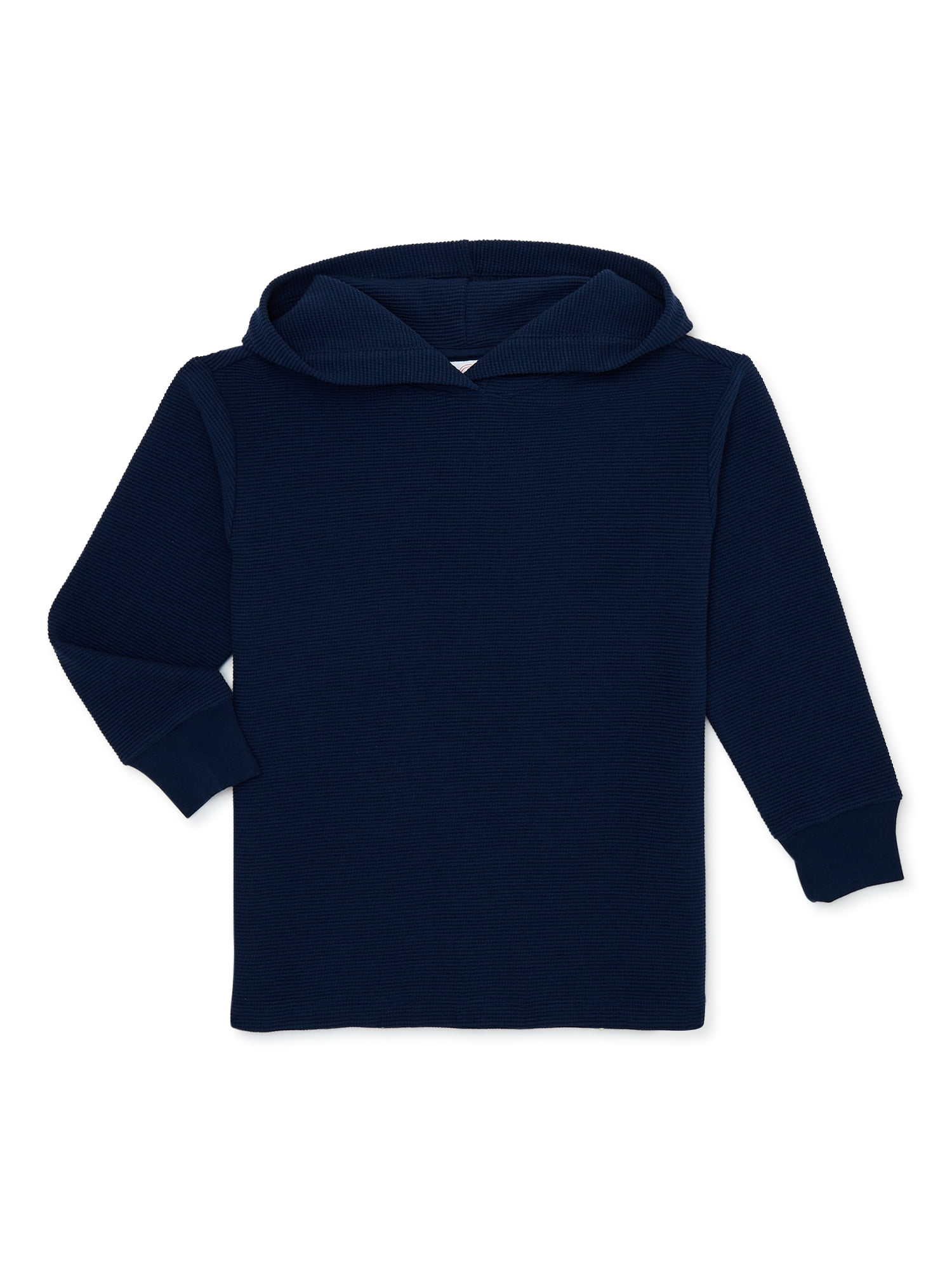 Wonder Nation Boys Texture Hoodie, Sizes 4-18 & Husky