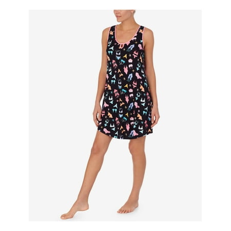 

CUDDL DUDS Intimates Black Keyhole Nightgown L