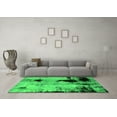 thumbnail image 3 of Ahgly Company Indoor Rectangle Abstract Green Modern Area Rugs, 8' x 10', 3 of 4