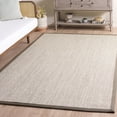 thumbnail image 4 of Safavieh Natural Fiber Kentigern Solid Area Rug, Marble/Khaki, 6' x 9', 4 of 12
