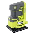 thumbnail image 1 of Ryobi P440 One+ 18V Lithium Ion 12,000 RPM 1/4 Sheet Palm Sander w/ Onboard Dust Bag and Included Sanding Pads (Battery Not Included, Power Tool Only), 1 of 5