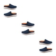 thumbnail image 1 of 1 par de toboganes portátiles Sonducket estilo informal para fiesta de viaje sandalias de tacón plano color naranja azul talla 40, 1 of 6