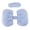 Blue, variant on NFTIGB Pregnancy Pillow U Shaped Maternity Back Support Pillow for Side Sleeper Soft Cotton Machine Washable Pink 18.1 inches / 46 cm