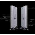 thumbnail image 6 of MINISFORUM NUCXI7 Intel Core i7 11800H Ultra Thin 8K Displays Desktop Computer 8 Cores Win 11 Multiple System Desktop Computer 32 GB RAM 1TB PCIe SSD, 6 of 7