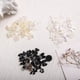 thumbnail image 5 of Accesorios para lazos de uñas Diamante 100 mixto hecho a mano resina rosa tridimensional negro blanco Aurora, 5 of 6