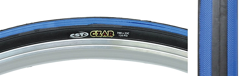 CST PREMIUM Tires Cstp Czar 700X25 Bk/Bu 120Lb