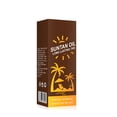 thumbnail image 4 of Tanning Oil 1 oz, Beach Tanning Oil for Beautiful Golden Glow, Lightweight formula for Easy Application Skin, 4 of 7