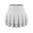 thumbnail image 2 of Doublju Women's Flared Skater Mini Skirt (Plus Size Available), 2 of 4