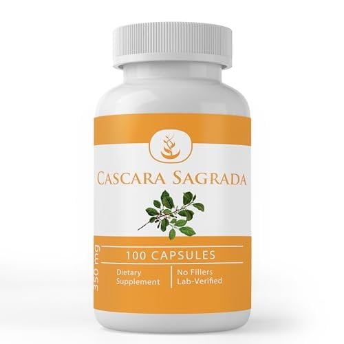 Pure Original Ingredients Cascara Sagrada Extract 100 Capsules Always Pure, No Fillers