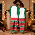 thumbnail image 5 of successthop Christmas Pajamas Couples Plus Size Deer Long Sleeve Crewneck Pullover Top and Pant Nightwear with Pockets, 5 of 5