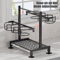 thumbnail image 2 of Water Bottle Storage Rack with Drip Tray Strong Load-bearing Rustproof Easy Assembly 2 Tier Water Bottle Kitchen Organizer, 2 of 8