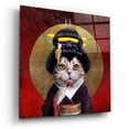 thumbnail image 2 of Epic Art 'Kyoto Kitty' by Lucia Heffernan, Acrylic Glass Wall Art, 12"x12", 2 of 13