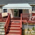 thumbnail image 5 of ALEKO 16'x10' Retractable Awning Fabric Replacement, Green and White Striped Color, 5 of 5