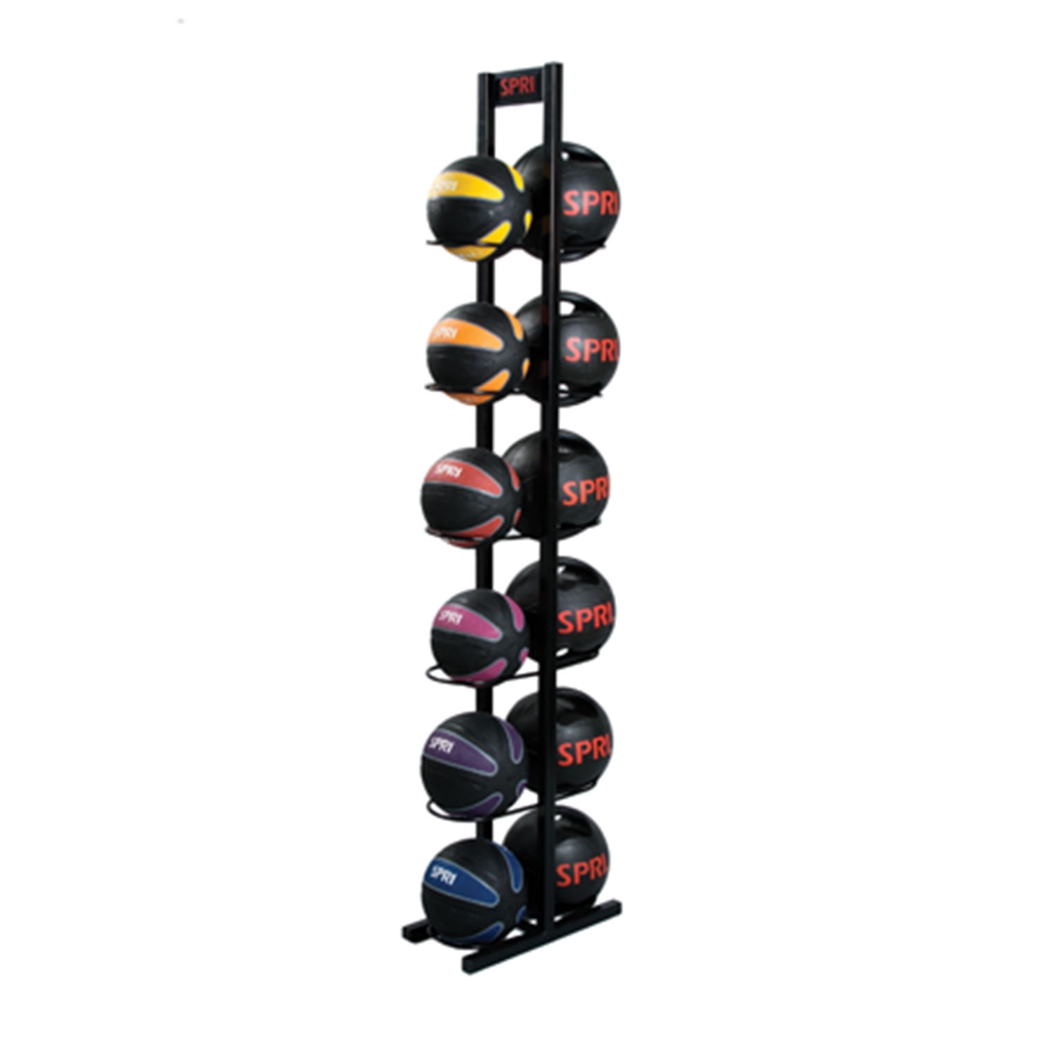 SPRI 12 Ball Dual Sided Medicine Ball Rack