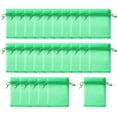 thumbnail image 1 of S SERENABLE 100 Pack Fruit Protection Netting Bags Drawstring Fruit Netting Bags Easy to Put Green, 1 of 9