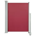 thumbnail image 3 of vidaXL Patio Retractable Side Awning 39.4"x118.1" Red, 48342, 3 of 7