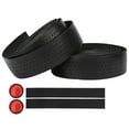 thumbnail image 3 of Anti-Slip Handlebar Belt, Lightweight Portable Bar Tape Handlebar Strap, For Road Bike Racing Users' Hands Decoration Protection Black, 3 of 8