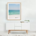 thumbnail image 2 of Ocean View IV - Santa Rosa Beach Florida Photography Beach Ocean Coast Minimalist Seaside Waves Summer Oak Framed Wall Art Print 11 x 14 inches, 2 of 3