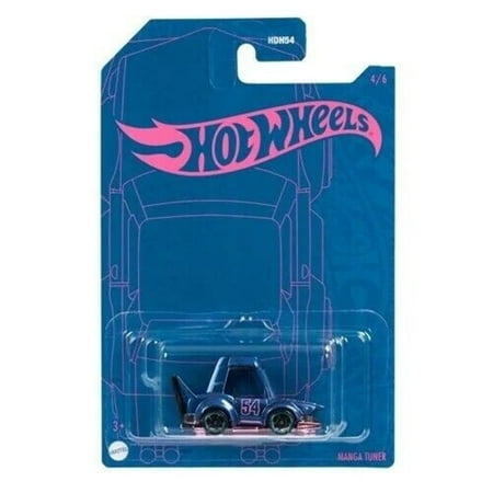 Hot Wheels 1:64 Manga Tuner Navy and Pink Special Edition
