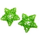 thumbnail image 2 of 5 Piezas Hechas De Caña De Estrellas Decoración De Ratán Adornos De Navidad Para Bodas en hogar Verde claro, 2 of 7